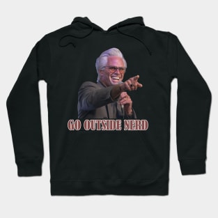 Go Outside Nerd Hoodie